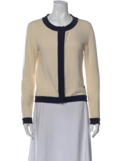 Pre-owned Chanel Vintage 2002 Sweater In Neutral