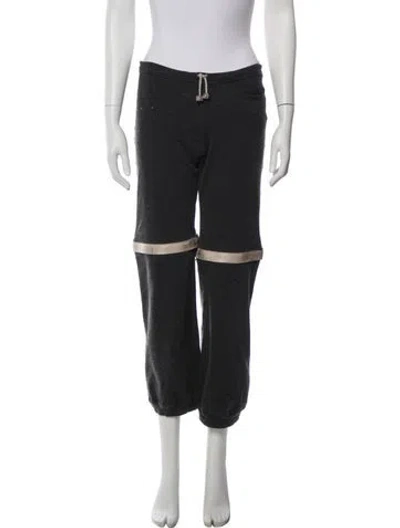 Pre-owned Chanel Vintage 2002 Sweatpants In Gray