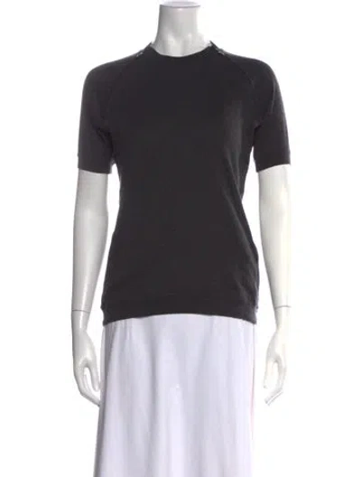 Pre-owned Chanel Vintage 2002 T-shirt In Gray