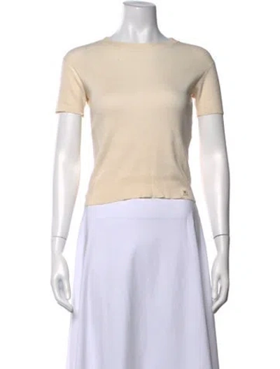 Pre-owned Chanel Vintage 2002 T-shirt In Neutral