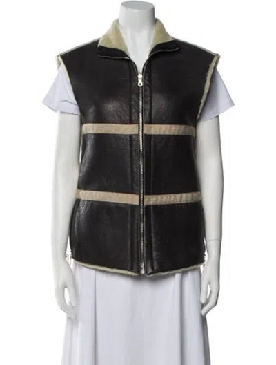 Pre-owned Chanel Vintage 2002 Vest In Brown