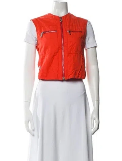 Pre-owned Chanel Vintage 2002 Vest In Orange