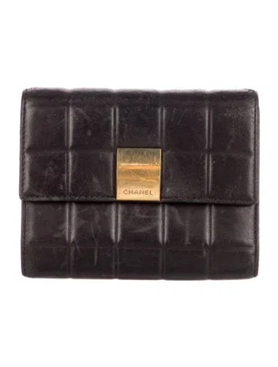 Pre-owned Chanel Vintage 2002-2003 Wallet In Black