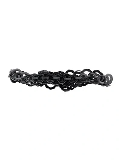 Pre-owned Chanel Vintage 2003 Belt In Black