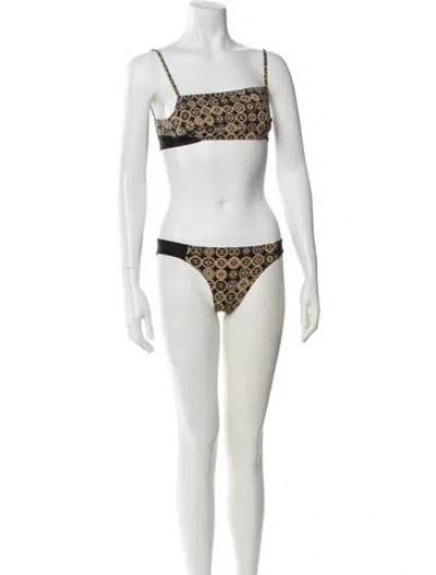 Pre-owned Chanel Vintage 2003 Bikini In Brown