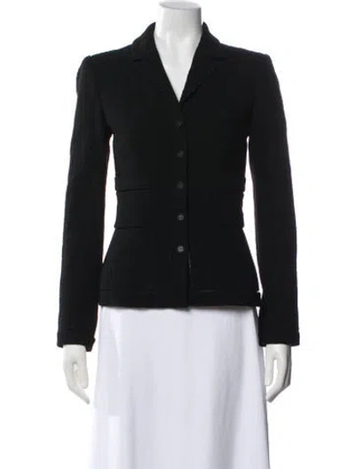 Pre-owned Chanel Vintage 2003 Blazer In Black