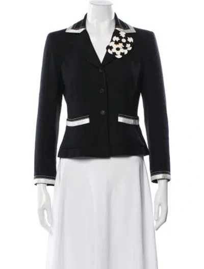 Pre-owned Chanel Vintage 2003 Blazer In Black