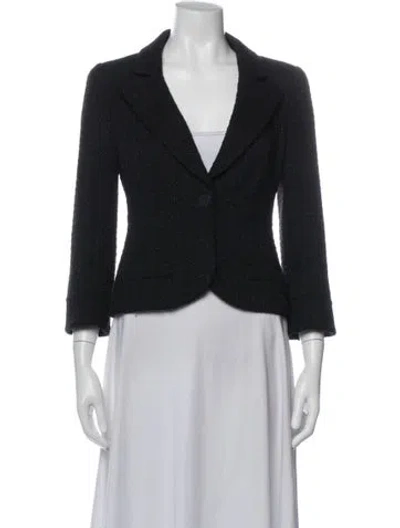 Pre-owned Chanel Vintage 2003 Blazer In Black