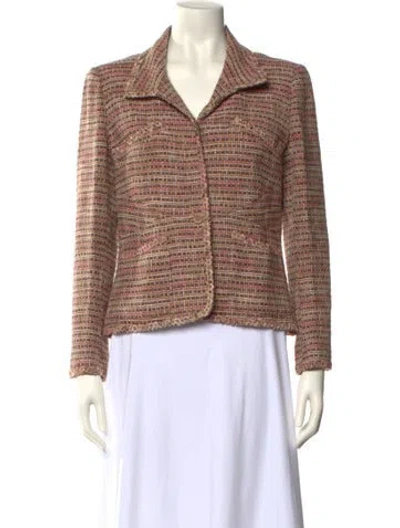 Pre-owned Chanel Vintage 2003 Blazer In Brown
