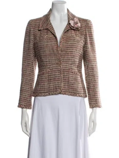 Pre-owned Chanel Vintage 2003 Blazer In Brown