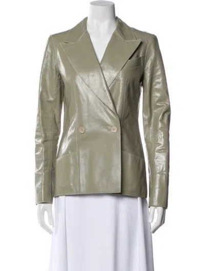 Pre-owned Chanel Vintage 2003 Blazer In Gray