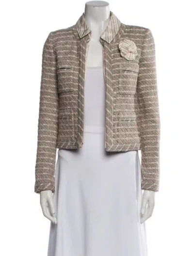Pre-owned Chanel Vintage 2003 Blazer In Neutral