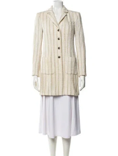 Pre-owned Chanel Vintage 2003 Blazer In Neutral