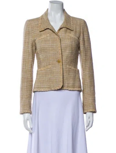 Pre-owned Chanel Vintage 2003 Blazer In Neutral