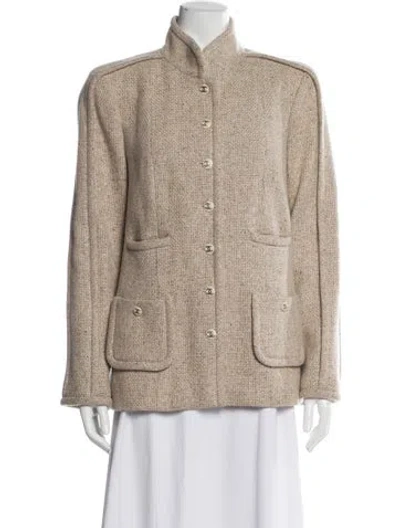 Pre-owned Chanel Vintage 2003 Blazer In Neutral