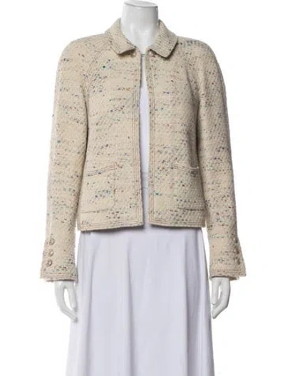 Pre-owned Chanel Vintage 2003 Blazer In Neutrals