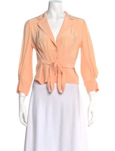 Pre-owned Chanel Vintage 2003 Blouse In Orange