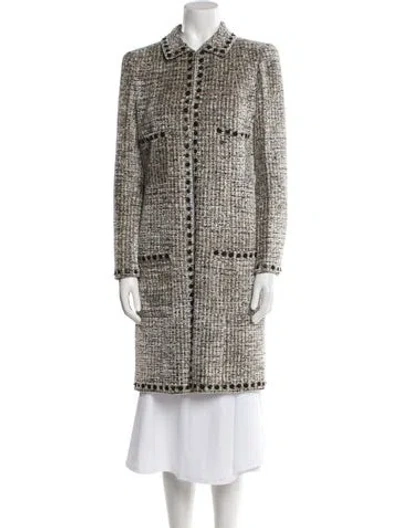 Pre-owned Chanel Vintage 2003 Coat In Neutral