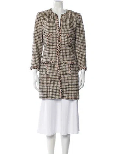 Pre-owned Chanel Vintage 2003 Coat In Neutral