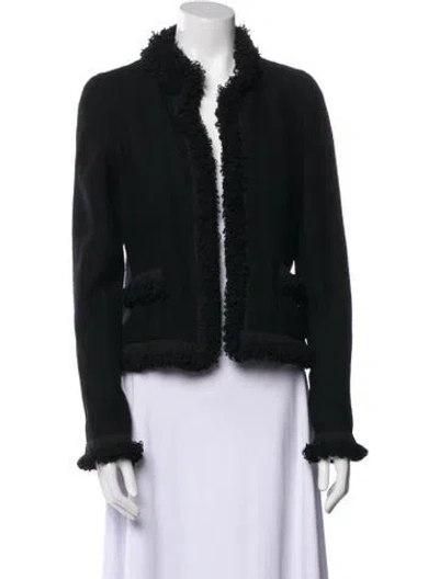 Pre-owned Chanel Vintage 2003 Evening Jacket In Black