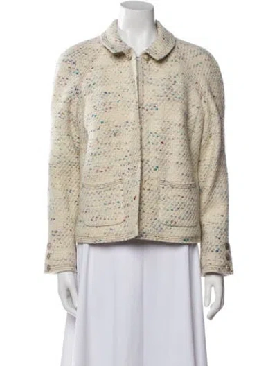 Pre-owned Chanel Vintage 2003 Evening Jacket In Neutral