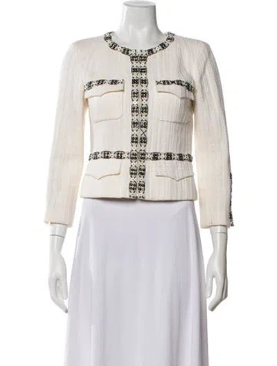 Pre-owned Chanel Vintage 2003 Evening Jacket In Neutral