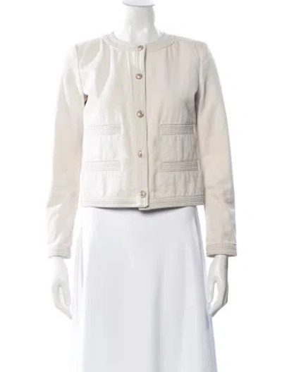 Pre-owned Chanel Vintage 2003 Evening Jacket In Neutral