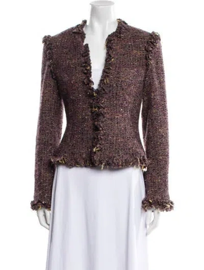 Pre-owned Chanel Vintage 2003 Evening Jacket In Purple
