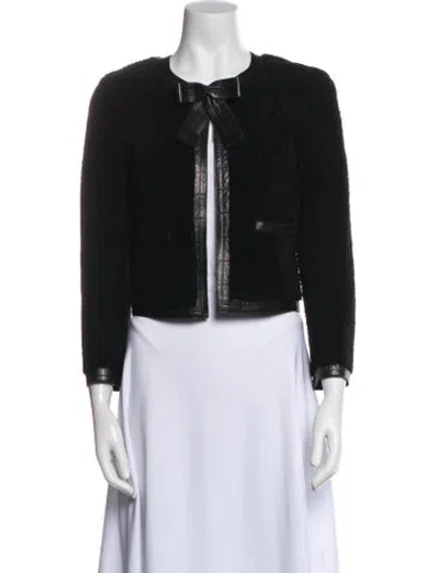 Pre-owned Chanel Vintage 2003 Jacket In Black