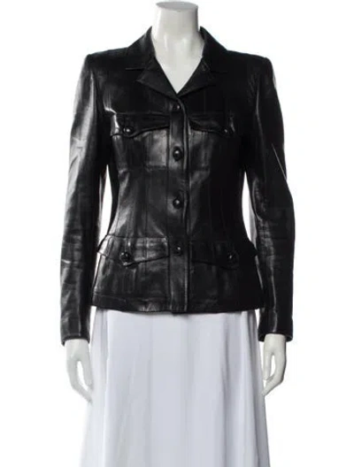 Pre-owned Chanel Vintage 2003 Jacket In Black