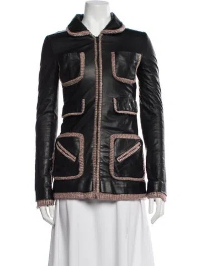 Pre-owned Chanel Vintage 2003 Jacket In Black