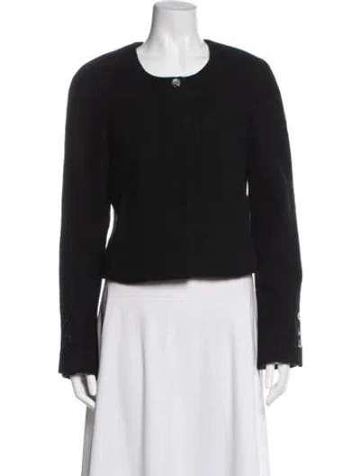 Pre-owned Chanel Vintage 2003 Jacket In Black