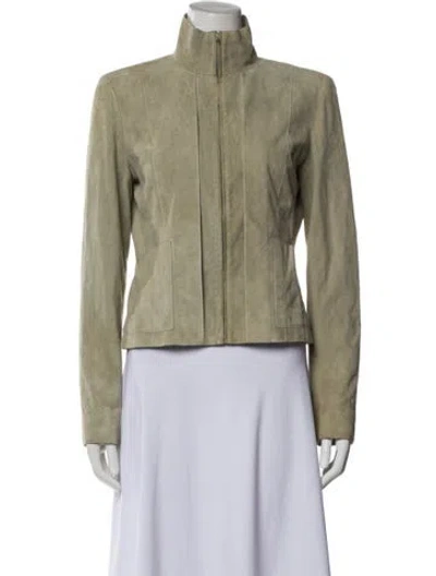 Pre-owned Chanel Vintage 2003 Jacket In Green