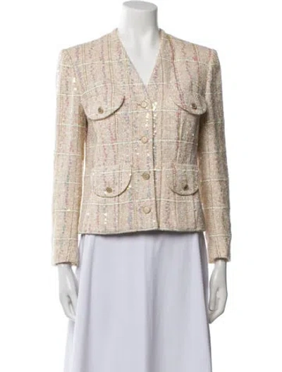 Pre-owned Chanel Vintage 2003 Jacket In Neutral