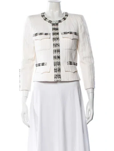 Pre-owned Chanel Vintage 2003 Jacket In Neutral