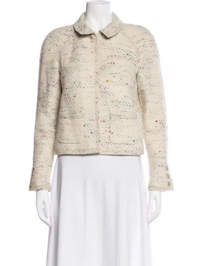 Pre-owned Chanel Vintage 2003 Jacket In Neutral