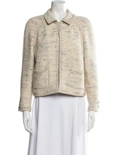Pre-owned Chanel Vintage 2003 Jacket In Neutrals