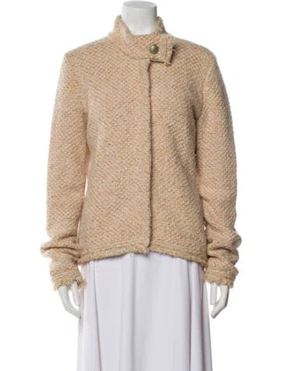 Pre-owned Chanel Vintage 2003 Jacket In Orange
