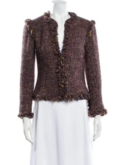 Pre-owned Chanel Vintage 2003 Jacket In Purple
