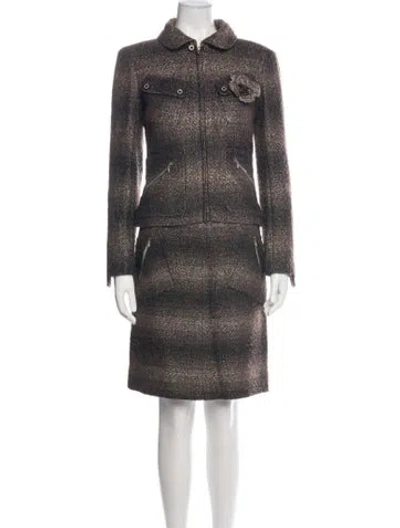 Pre-owned Chanel Vintage 2003 Skirt Suit In Multicolor