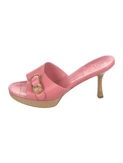 Pre-owned Chanel Vintage 2003 Slides In Pink