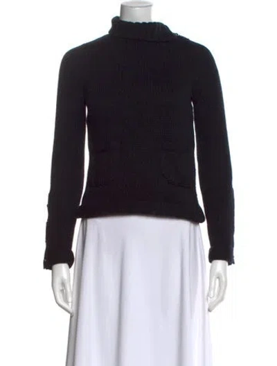 Pre-owned Chanel Vintage 2003 Sweater In Black