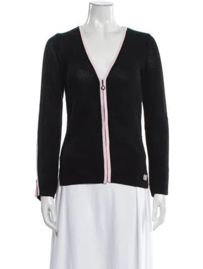 Pre-owned Chanel Vintage 2003 Sweater In Black
