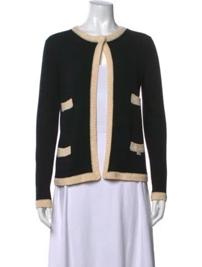 Pre-owned Chanel Vintage 2003 Sweater In Black