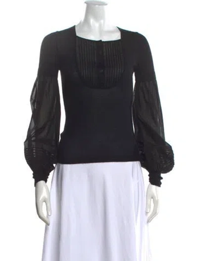 Pre-owned Chanel Vintage 2003 Sweater In Black