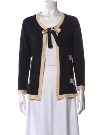 Pre-owned Chanel Vintage 2003 Sweater In Black