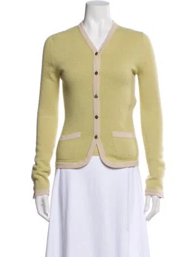 Pre-owned Chanel Vintage 2003 Sweater In Green