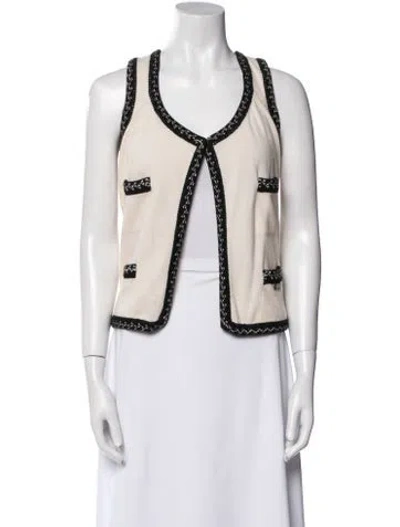 Pre-owned Chanel Vintage 2003 Sweater In Neutral