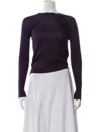 Pre-owned Chanel Vintage 2003 Sweater In Purple
