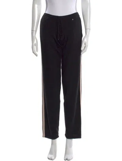 Pre-owned Chanel Vintage 2003 Sweatpants In Black